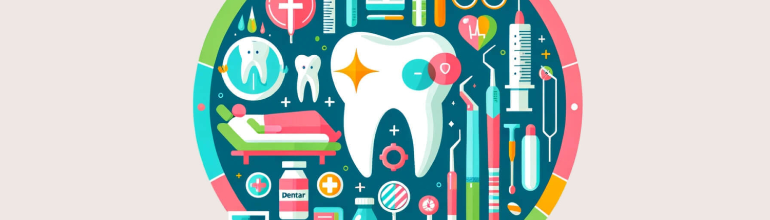 Infographie éducative sur les soins dentaires, montrant les avantages des examens réguliers et des pratiques d'hygiène bucco-dentaire, avec des icônes et du texte en français.